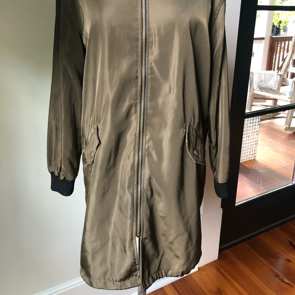 Women’s Love Tree Satin-like Coat - Picture 2 of 9